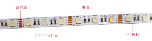 5050RGBW七彩 60燈 12V(圖1)