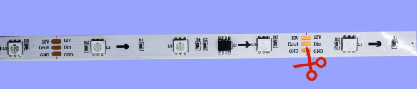 外置WS2811 5050RGB 10段30燈 12V(圖10)