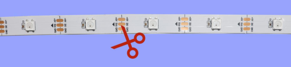 內(nèi)置SK6812 5050RGB 30燈 5V 單點單控三線路(圖10)
