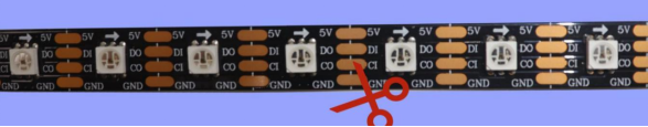 內(nèi)置WS2813 5050RGB 60燈 5V 單點(diǎn)單控?cái)帱c(diǎn)續(xù)傳 黑板(圖10)