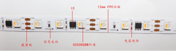 UCS2904 5050RGBW 20段60燈 24V(圖3)